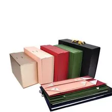 折叠礼盒定制磁吸翻盖折叠盒一体成型硬盒定制