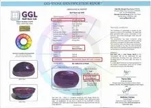 Piedra de rubí rojo natural de 427.608 quilates