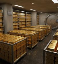 Gold bullions material de mina dore