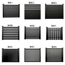 Postes de marco de valla de aleación de aluminio personalizados con puertas para villas y residencias, vallas de jardín resistentes a los rayos UV para mayor privacidad.