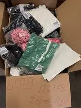 314€ Ropa de marca mixta de verano mujer y hombre Lote 9 con 120 piezas solo 2,62€ cada cliente devuelve tallas surtidas