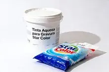Tinta de rotogravura à base de água, ecológica e altamente resistente ao desgaste, especialmente desenvolvida para embalagens de produtos químicos e detergentes de alta qualidade para uso diário.