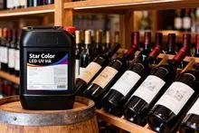 High-performance LED-UV flexographic ink - compatible with 365nm/395nm wavelengths, ultra-fast curing.