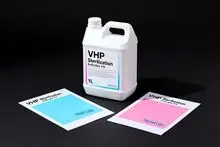 Tinta indicadora de esterilización por plasma de grado médico, diseñada específicamente para la esterilización con isoóxido de hidrógeno a baja temperatura (VHP).