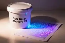 Environmentally friendly fluorescent gravure water-based ink - suitable for promotional labels, warning packaging, and creative designs.