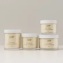 Body lotion and butter with custom packaging