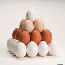 Export-quality egg whites and brown eggs