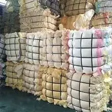 Restos de espuma para reciclagem