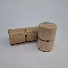 Base para plomada de madera
