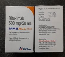 Inyección de rituximab de Maball 