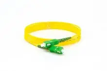 Conector de fibra óptica SCAPC-SCAPC de modo único 2.0 G652D/G657A1/A2/B3