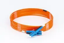 OM1双芯多模LCUPC-LCUPC光纤连接器 40G/100G光纤跳线 