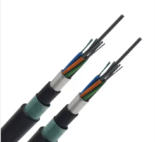GYTS53 24 48 96 144-core optical fiber cable, double-armored with aluminum alloy, underground optical fiber cable.
