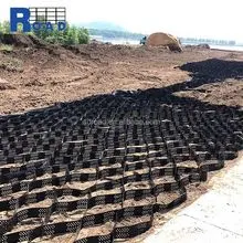 Strengthen foundation and prevent soil erosion by using HDPE geocell