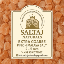 Salt - Pink Himalayan Extra Coarse 2 - 5 mm | For Cooking, Seasoning & Grinders