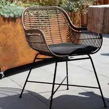 Weather Resistant Else Arm Chair Outdoor Indoor