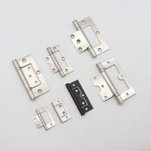 Bisagra de puerta de madera sin ranura de acero inoxidable