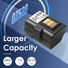 Baterías de impresora Zebra ZQ520 de 7,4 V y 6800 mA