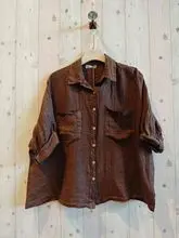 camisa lino 100%