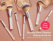 Conjunto de pincéis de maquiagem deslumbrante