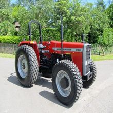 Trator de maquinário agrícola Massey Ferguson 275 MF 375 MF 385 MF 390 4X4 usado reformado com acessórios gratuitos e bomba central 4WD