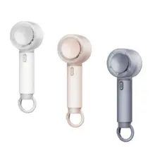Handheld portable turbo fan, 2000 mAh rechargeable personal fan, small and strong wind travel/outdoor/home/