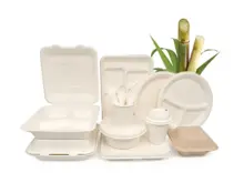 Talheres descartáveis ecológicos à base de fibras vegetais