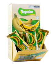 Doce de Banana Com Açúcar - Bananinha Tropdan - 25g (Display 25 Un.)