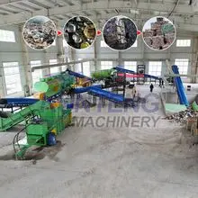 Large-scale waste sorting and recycling equipment