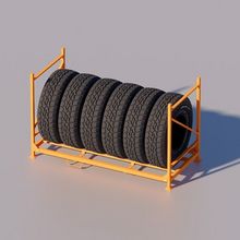 折叠式轮胎架-适用于各种类型的轮胎高效仓储