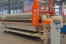 Prensa de filtro lavada con agua