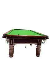 JINGYUE Customizable Modern Chinese Snooker Table with Imported Cowhide Pockets Solid Wood Legs Slate Bed-2-Year Warranty
