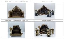 estábulo de madeira