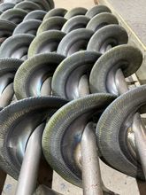 Conjunto de engrenagens helicoidais para colheitadeiras com revestimento de metal duro