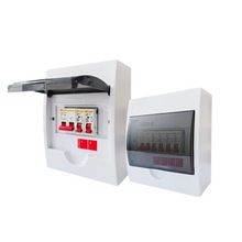 Caja de distribución industrial modular con protección de circuitos a prueba de agua