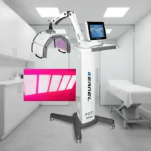 Terapia fotodinámica LED KN-7000A con radiación roja, azul e infrarroja para el rejuvenecimiento de la piel