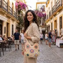 Bolsas de crochê por atacado