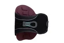 Soporte lumbar con polea transpirable y regulable en altura