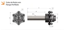 Wheel Hub with Profiled Flange