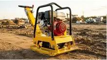 C160T reversible 6.5HP diesel engine plate compactor with handle