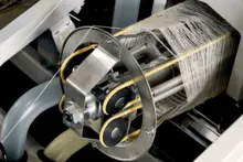 聚四氟乙烯涂层凯夫拉®、玻璃纤维、聚酯单丝开孔网状传送带 