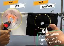 Fio PET retardante de chamas – AceXflame® 