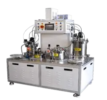 Sistema de mezcla de dos componentes/suministro automático de pegamento