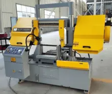 GH400卧式双柱金属带锯床中间走锯