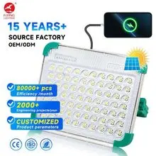 Nuevo tipo de foco LED de emergencia alimentado por energía solar IP65