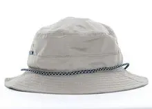 Sombrero de pescador de poliéster color caqui
