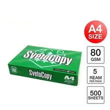 Papel de escritório Sveto Copy A4 80 g/m² (US$ 0,60)