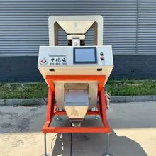 Classificadora inteligente sino-alemã de grãos por cor, classificadora de arroz por cor, classificadora de grãos de café por cor, classificadora de luz