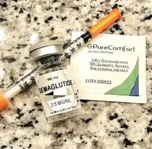 Inyección de semaglutida para bajar de peso