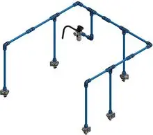 铝管道压缩空气系统及其配件